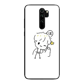 Ốp Lưng in cho Xiaomi Redmi Note 8 Pro Mẫu Chàng Đáng Yêu - Hàng Chính Hãng