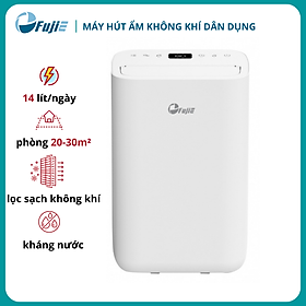 Mua Máy hút ẩm lọc không khí dân dụng FujiE HM-914EC Pro  công suất hút 14 lít/ngày  phòng 20-30m2  chuẩn kháng nước dùng được cho nhà tắm  kết nối wifi - Hàng chính hãng