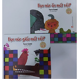 Bộ Ehon Nhật Bản (0 - 3) tuổi: Bạn nào ăn mất rồi + Bạn nào giấu mất rồi? (Bộ 2 cuốn)
