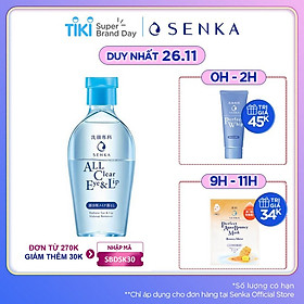 Nước tẩy trang vùng mắt & môi Senka A.L.L Clear Eye & Lip 150ml