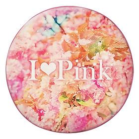 Gối tròn I live pink - GOHO010
