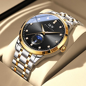 Đồng hồ nam chính hãng I&W Carnival 625G-T3 hàng mới fullbox,kính sapphire,chống xước,chống nước 50m,Bh 24 tháng,máy cơ (automatic),mạ vàng dây thép không gỉ