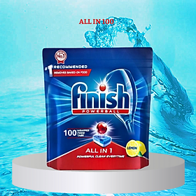 Viên rửa bát Finish All in 1 - 100 viên  hộp