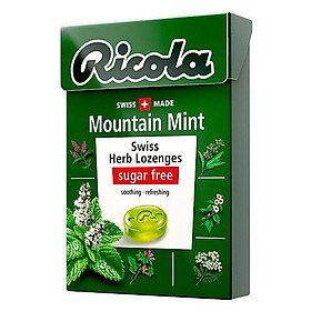 Kẹo thảo mộc bạc hà Mountain Mint hiệu Ricola 40g
