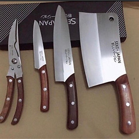 Mua Bộ dao kéo seki nhật bản 4 món - nhật bản nội địa ( kéo gà seki)