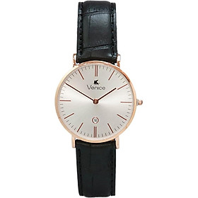 Đồng hồ nữ dây da Venice C2360SLDCCRB