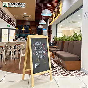 Bảng Menu 2 Mặt Đứng Itala Tân hà - Kích Thước 600x1200mm - Bảng Menu Quán Cafe, Nhà Hàng,...