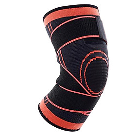 Hình ảnh PC 3D Weaving Compression Breathable Knee Sleeve with Adjustable Strap Knee Support for Sports, Running, Basketball Protector