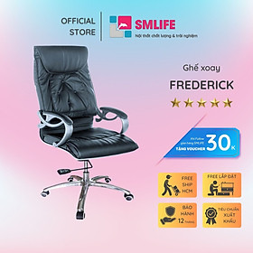 Ghế xoay văn phòng lưng cao bọc PU SMLIFE Frederick