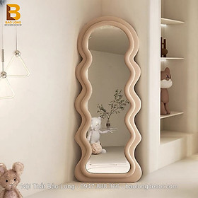 Mua Gương toàn thân bọc nỉ cao cấp Bảo Long thiết kế dựa tường với khung gỗ chắc chắn