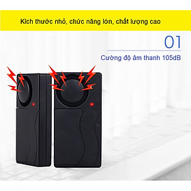 Mua Bộ báo động thông minh có ĐKTX cảm biến rung 4R ( Kèm pin )