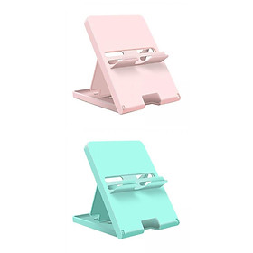 2-Piece Portable Console Stand Multi-Angle Stands for Switch Lite Tablet