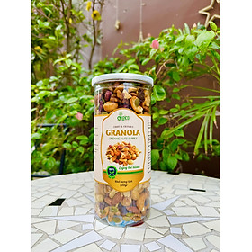 Ngũ cốc hạt granola VIP cùng trái cây sấy, không yến mạch hộp 500gr