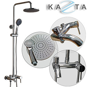 Mua Bộ sen cây tắm nóng lạnh KAZTA KZ-SC02TB bát tròn sang trọng-nước ra mạnh