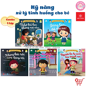 Sách Kỹ Năng Xử Lý Tình Huống Cho Bé 3-12 Tuổi Bộ 5 Cuốn - Đinh Tị - Mộc Nhiên