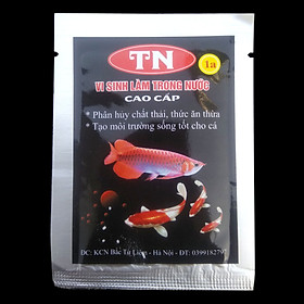 Men Vi Sinh Làm Trong Nước Cao Cấp TN1A, phân hủy chất thải, thức ăn thừa, tạo môi trường sống tốt cho cá 10gr TN1A Men Vi Sinh Làm Trong Nước Cao Cấp TN1A, phân hủy chất thải, thức ăn thừa, tạo môi trường sống tốt cho cá 10gr