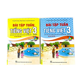 Combo 2 cuốn Bài tập tuần Tiếng Việt 3 - Cánh Diều