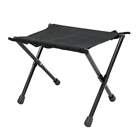 Outdoor Camping Chair Comfortable Foot Stool Collapsible for BBQ Fishing