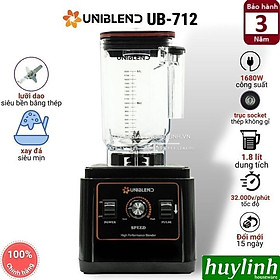 Máy xay sinh tố công nghiệp Uniblend UB-712 - 1680W - 1.8 lít - Hàng chính hãng