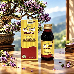 Siro Bổ Phế Euzofa, chai 100ml ,hỗ trợ giảm ho, giảm đờm, giảm đau họng