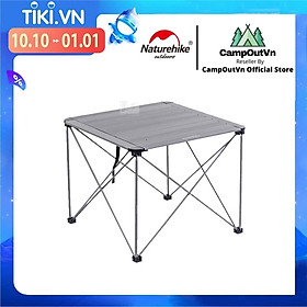 Bàn dã ngoại cắm trại Naturehike xếp gấp gọn NH16Z016 du lịch khung nhôm nhẹ bề mặt chắc chắn A104