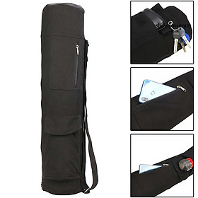 SPA Portable Gym Fitness Exercise Yoga Mat Zipper Storage Bag with Small Pocket