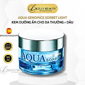 Kem Dưỡng Ẩm Cho Da Dầu Aqua Genomics Sorbet Light - Bruno Vassari | Kelly Beauty