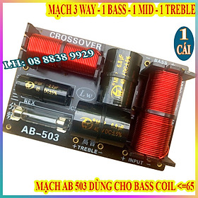 Mua MẠCH PHÂN TẦN 3 LOA NHẬP KHẨU CAO CẤP AB-503 - 3 WAY - GIÁ 1 MẠCH