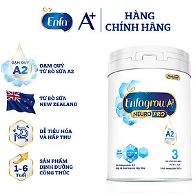 Sữa bột Enfagrow A2 Neuropro 3 cho trẻ từ 1 6 tuổi 800g