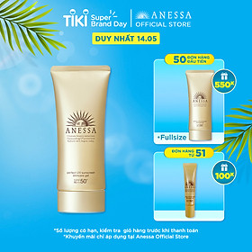 Kem chống nắng dạng gel bảo vệ hoàn hảo Anessa Perfect UV Sunscreen Skincare Gel 90g