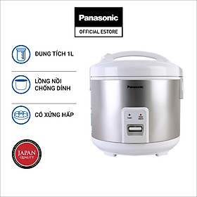 Nồi cơm điện nắp gài Panasonic PANC-SR-MVN107LRA (1L) - Hàng Chính Hãng