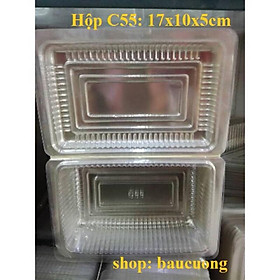 Mua 1000 hộp nhựa PET C55  hộp nhựa đựng 5 lạng