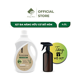 (TẶNG KÈM VỎ XỊT) Bình Xịt Vệ Sinh Đa Năng ECOCARE 4L Khử Mùi, Diệt Nấm Mốc, Diệt Khuẩn Hiệu Quả Nhà Bếp, Nhà Vệ Sinh Và Nhà Tắm