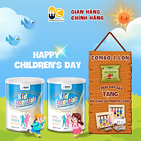 Combo 2 Lon Sữa Kid Essentials Sữa Úc Nestlé Health Science Cho Trẻ Biếng Ăn, Chậm Tăng Cân 800g - Bao Bì Mới [NHẬP KHẨU CHÍNH HÃNG]