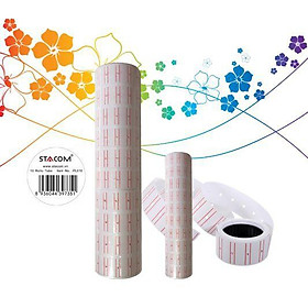 Nhãn Giá Máy Bấm Giá STACOM - PL010 ( 10 cuộn/ cây)