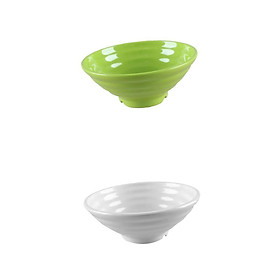 2 Pieces Bowls Noodles Rice Dinner Soup Fruit Salad Bowl