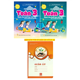 Sách - Combo 2 cuốn Toán 3 Dành cho buổi học thứ hai (Bộ Chân trời sáng tạo)