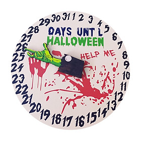 Advent Calendar Horror Decor 30cm Board  for Home Haunted House Party