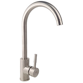Mua Vòi rửa chén nóng lạnh Inox SUS 304 nguyên khối Eurolife EL-KM09 (Trắng vàng)