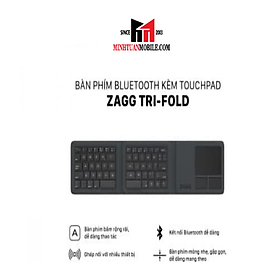 Bàn phím gấp 3 ZAGG Universal Keyboards Hàng Chính hãng