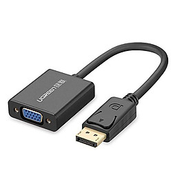 Ugreen UG20414DP106TK Màu đen Cáp chuyển đổi DisplayPort sang VGA không có Audio - HÀNG CHÍNH HÃNG