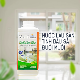 Nước Lau Sàn Tinh Dầu Xả Đuổi Muỗi VILLK chai 1000ml