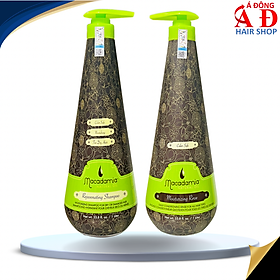 Bộ dầu gội xả trẻ hóa tóc siêu mượt Macadamia Rejuvenating Moisturizing Rinse chính hãng Mỹ 1000ml
