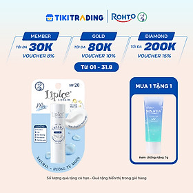 Son dưỡng môi không màu chuyển kem mịn LipIce Creamy Hương Tự Nhiên (Natural) 4.3g