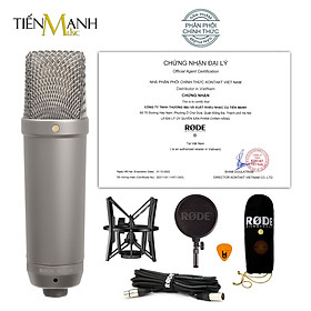 Micro Rode NT1-A Mic Thu Âm Condenser Livestream Phòng Thu Studio Chuyên Nghiệp NT1 Microphone Cardioid NT1A Hàng Chính Hãng - Kèm Móng Gẩy DreamMaker