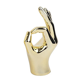 Hand Gesture Statue Creative Hand Sculpture for Home Table Centerpiece Decor - OK