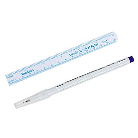 Surgical Tattoo Piercing Skin Marker Positioning Body Art Pen With Rulers