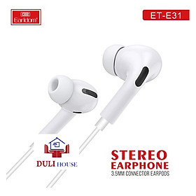 Mua (TẶNG DÂY TREO ĐIỆN THOẠI) Tai nghe dành cho Samsung/Oppo/Vivo Earldom - HÀNG CHÍNH HÃNG màu trắng