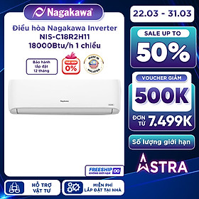 Mua Điều hòa inverter 1 chiều 18000BTU/H NIS-C18R2H11 - Made in Malaysia - Giao hàng toàn quốc - Hàng Chính Hãng