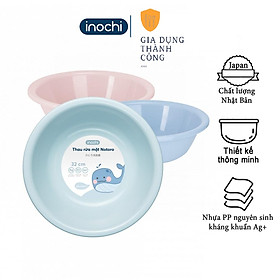 Mua Thau rửa mặt -cho trẻ em nhựa nguyên sinh kháng khuẩn Ag+ cao cấp Notoro inochi 21/27/32 cm TRM01